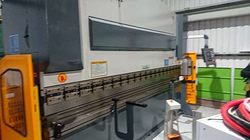 200t press brake by mantech hull web