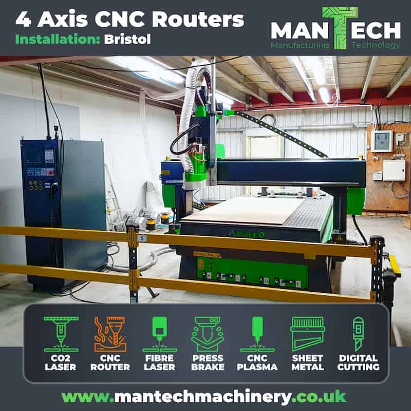 Apollo 4 axis cnc router bristol