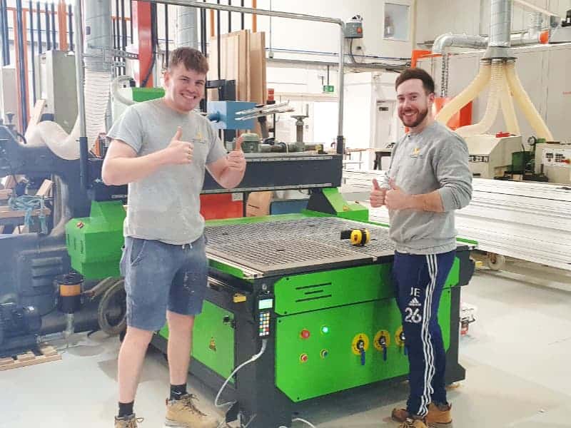 Cnc install window and joinery