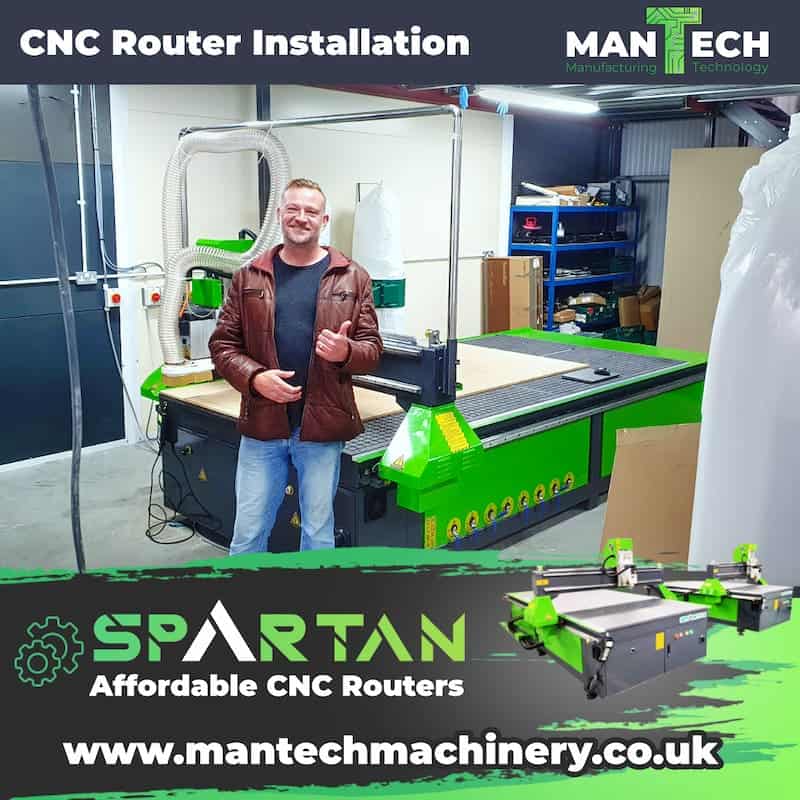 Centronica 1530 spartan cnc router installation
