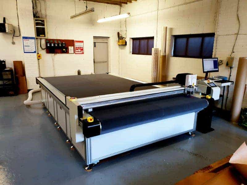 Digital cutting table install warrington uk eb 1