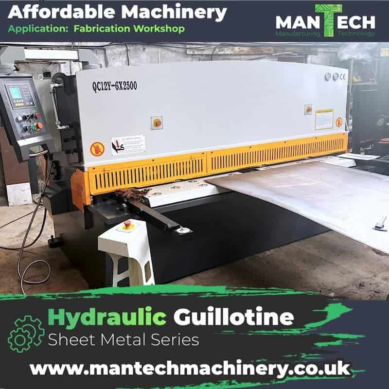 Hydraulic guillotine installation uk