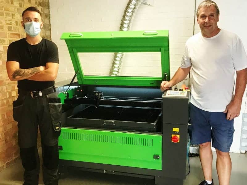 Laser cutter corby