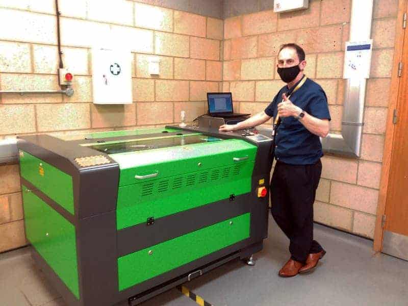 Lasertech co2 laser cutter school essex 1