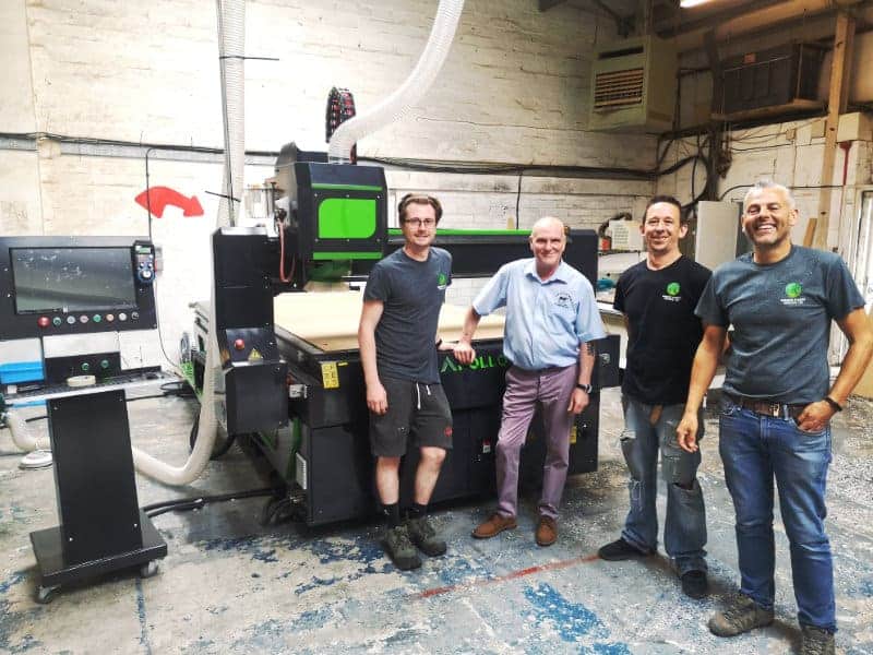 Mantech apollo cnc router installation in bridgend web