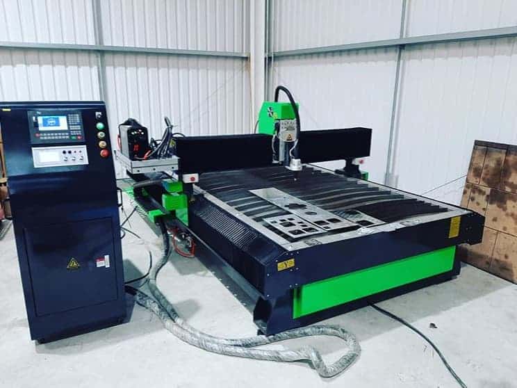 Plasma cutting cnc table installation in leeds