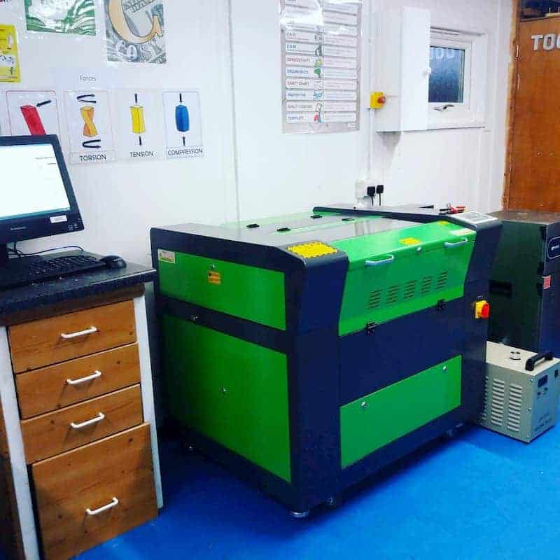 School co2 laser machines in devon 1