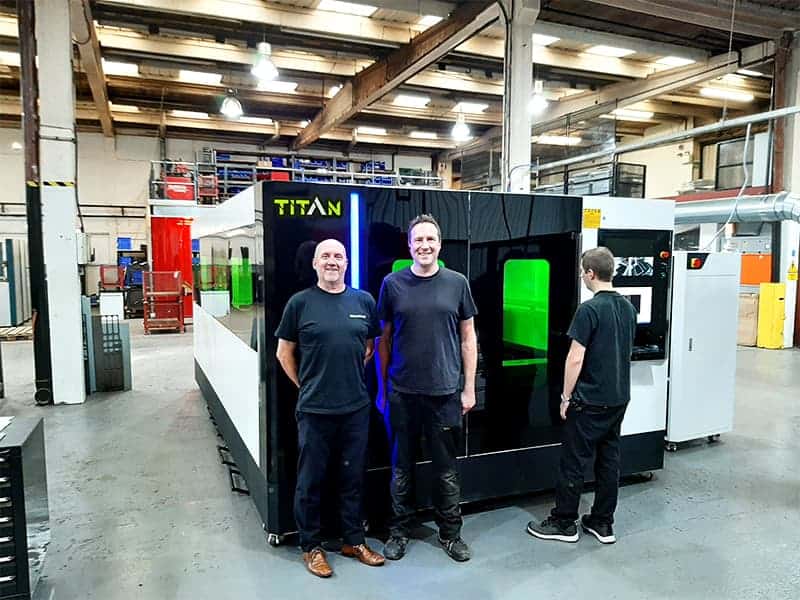 Titan fibre laser cutter plymouth web