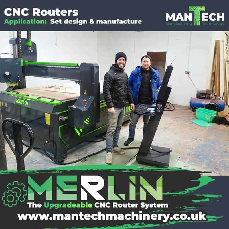 Cnc router set designers