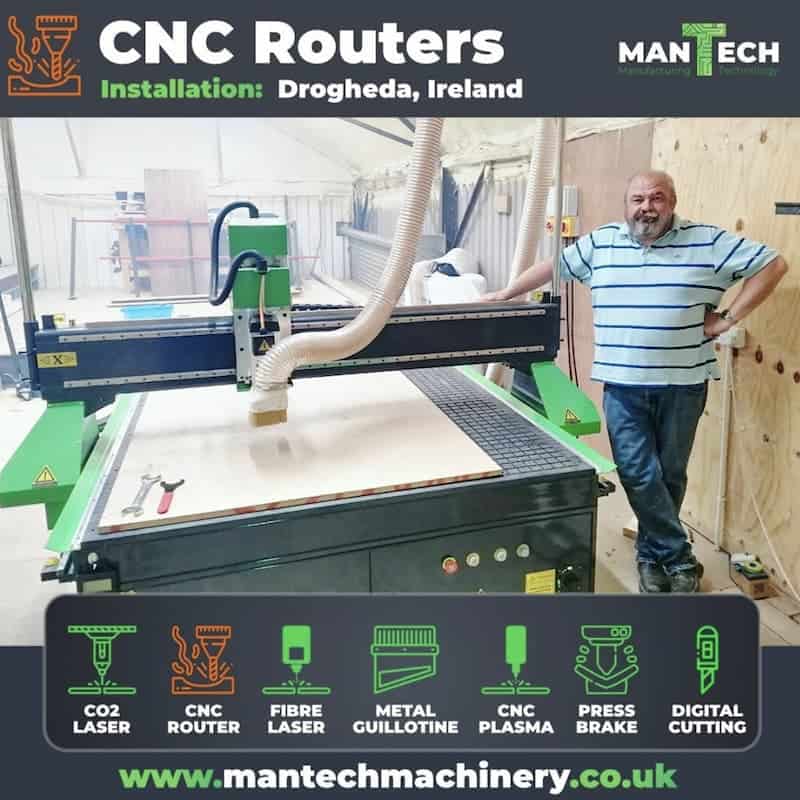 Cnc router spartan drogheda mantech uk