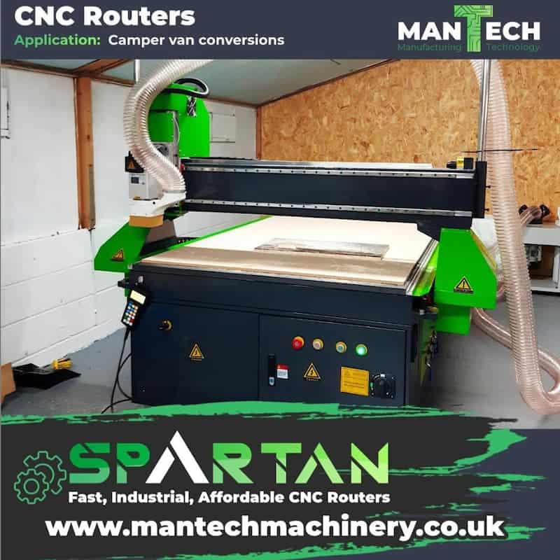 Derby camper van conversion cnc router