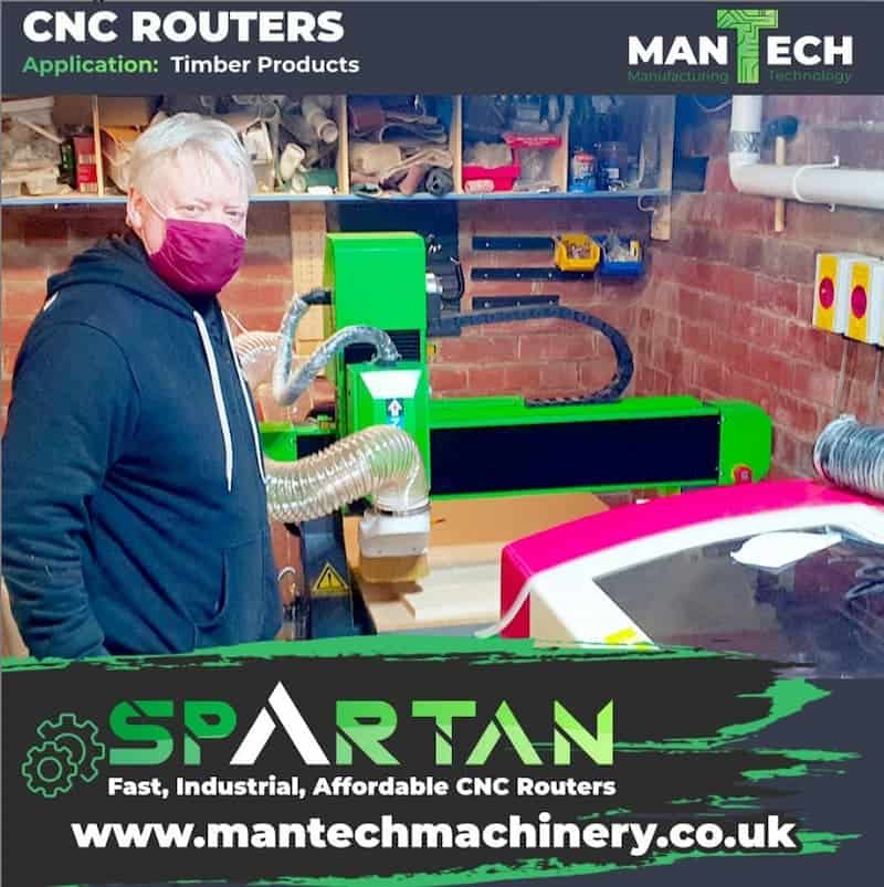 Home based customer spartan cnc router