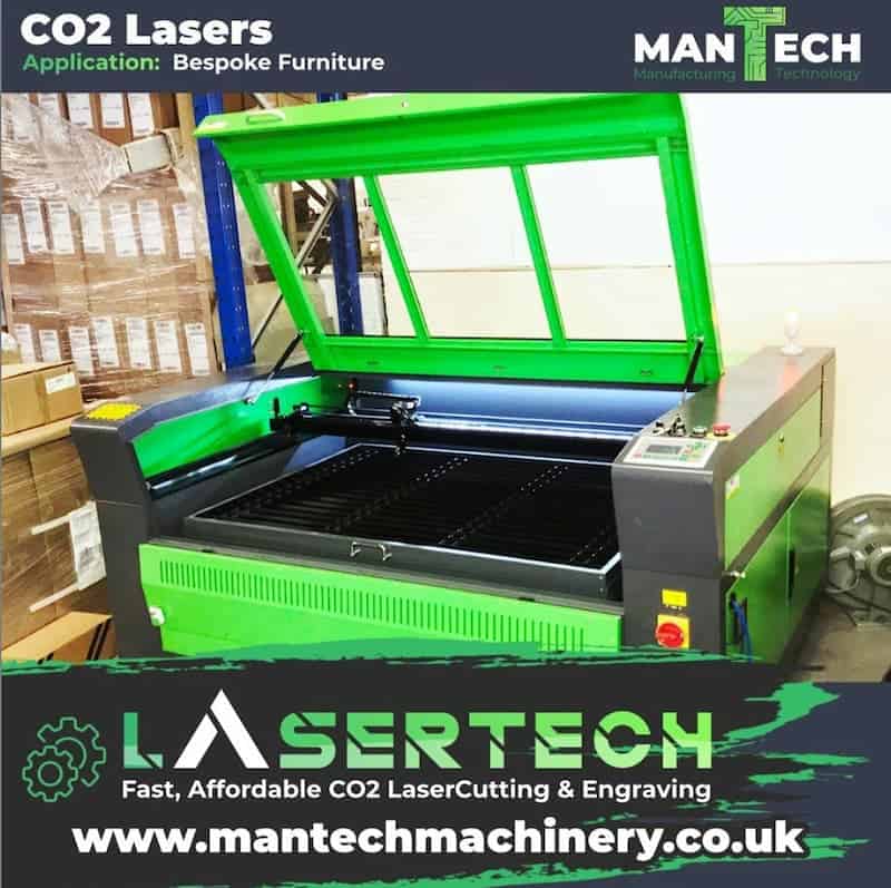 Hull based customer co2 laser cutter