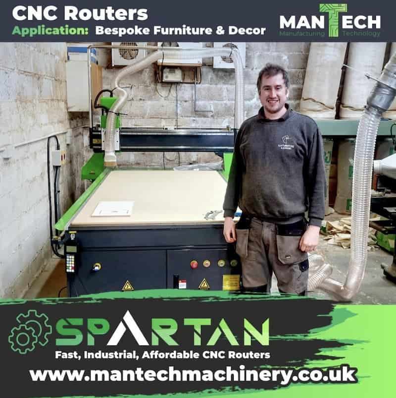 Joinery firm spartan 1325 cnc router