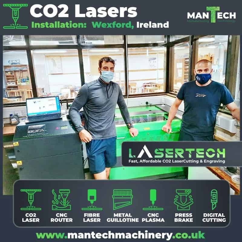 Laser cutter mantech uk