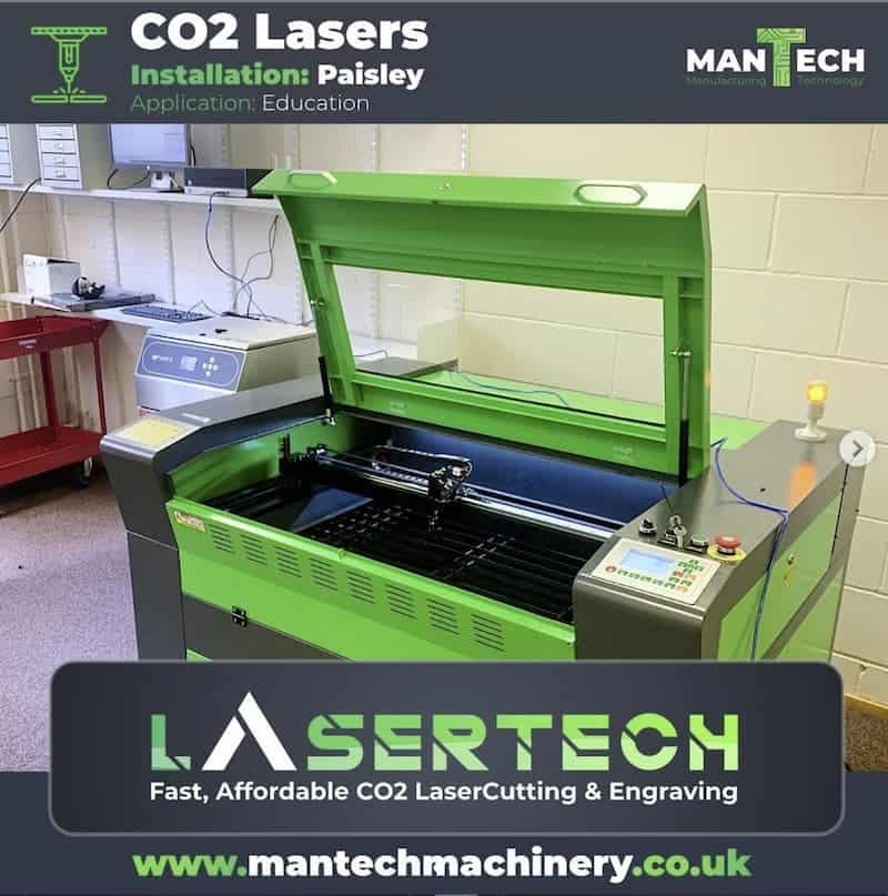 Laser cutter scotland mantech