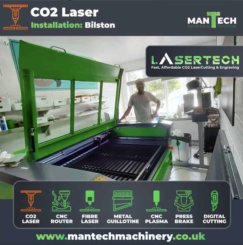 Lasertech co2 laser uk mantech