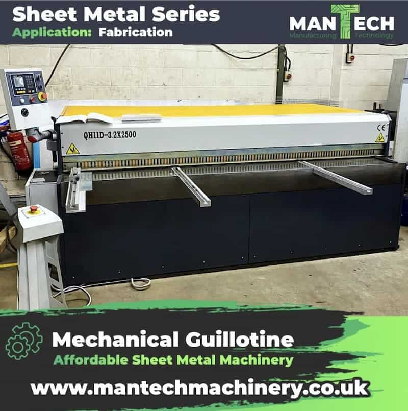 Sheet metal guillotine uk