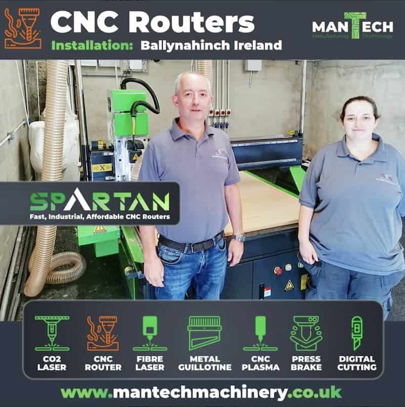 Spartan cnc router uk mantech