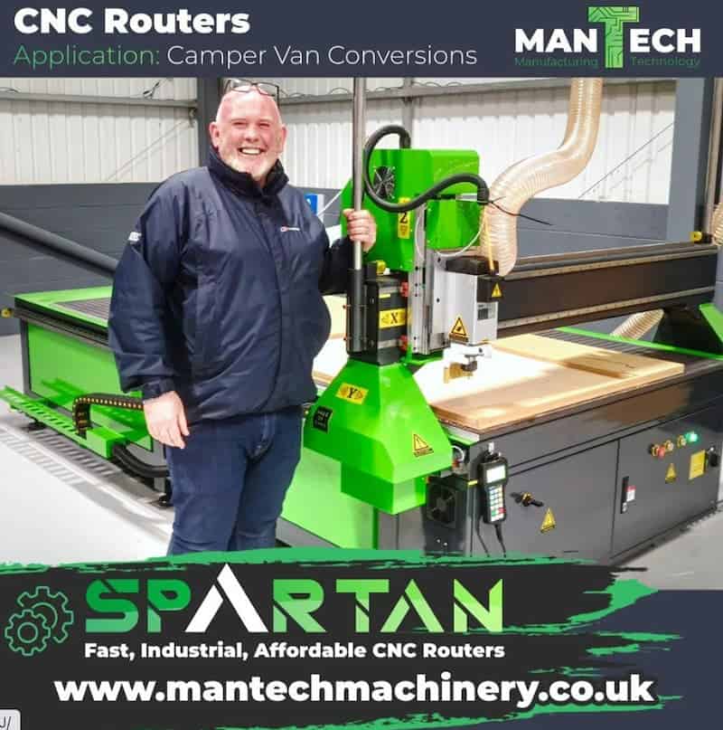Spartan cnc router van conversions