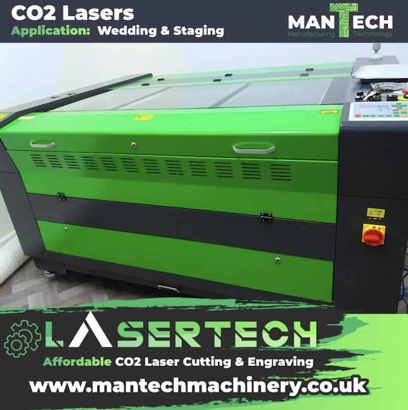 Wedding crafts co2 laser cutter bolton