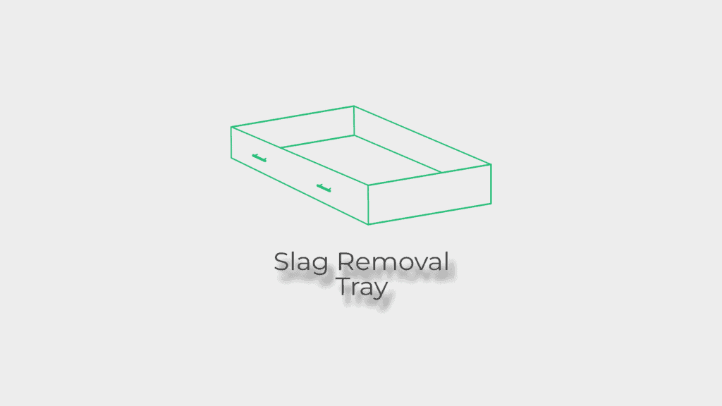 clean and empty your slag/offcut tray for your fibre laser