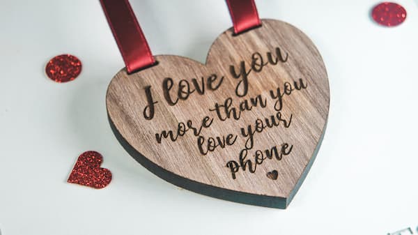 Laser cut wedding favour